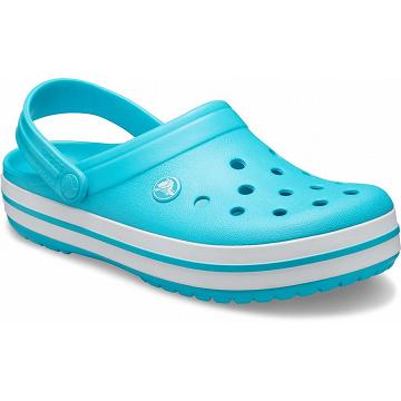 Crocs Crocband™ Men's Clogs Turquoise | Australia 0728MQZA